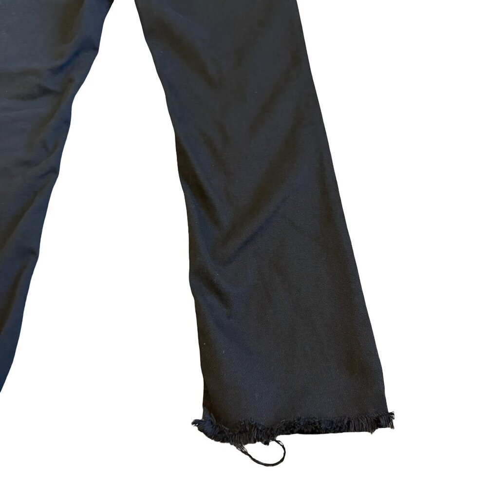 Zadig & Voltaire Ava Perm Black Mid-Rise Jeans Cropped Length Size 26 Women's - Picture 10 of 13